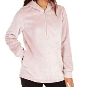 Ideology - Faux-Fur Quarter-Zip Hoodie